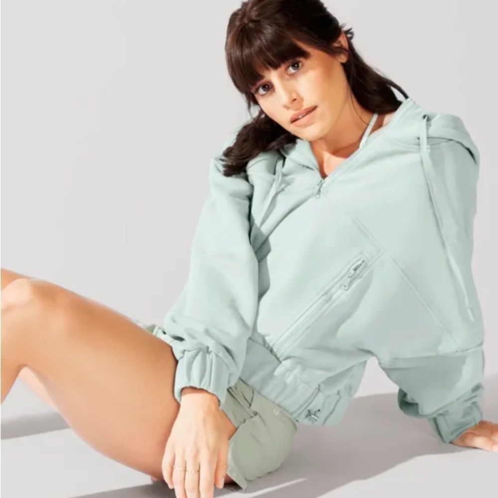 POPFLEX half zip warm up hoodie